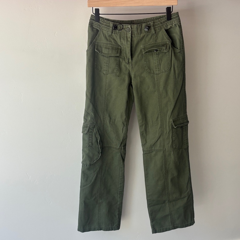 Olive Cargo Pants for women